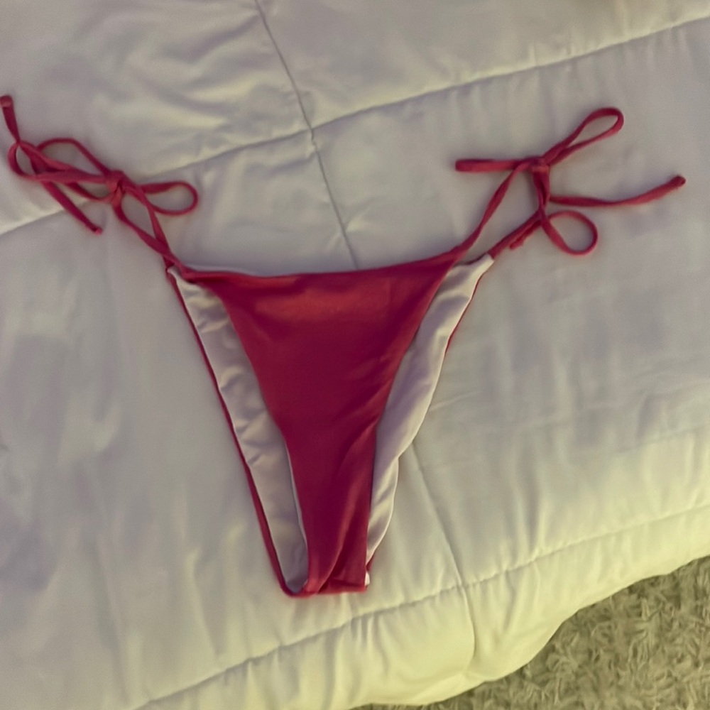 super cute pink glittery bikini bottoms